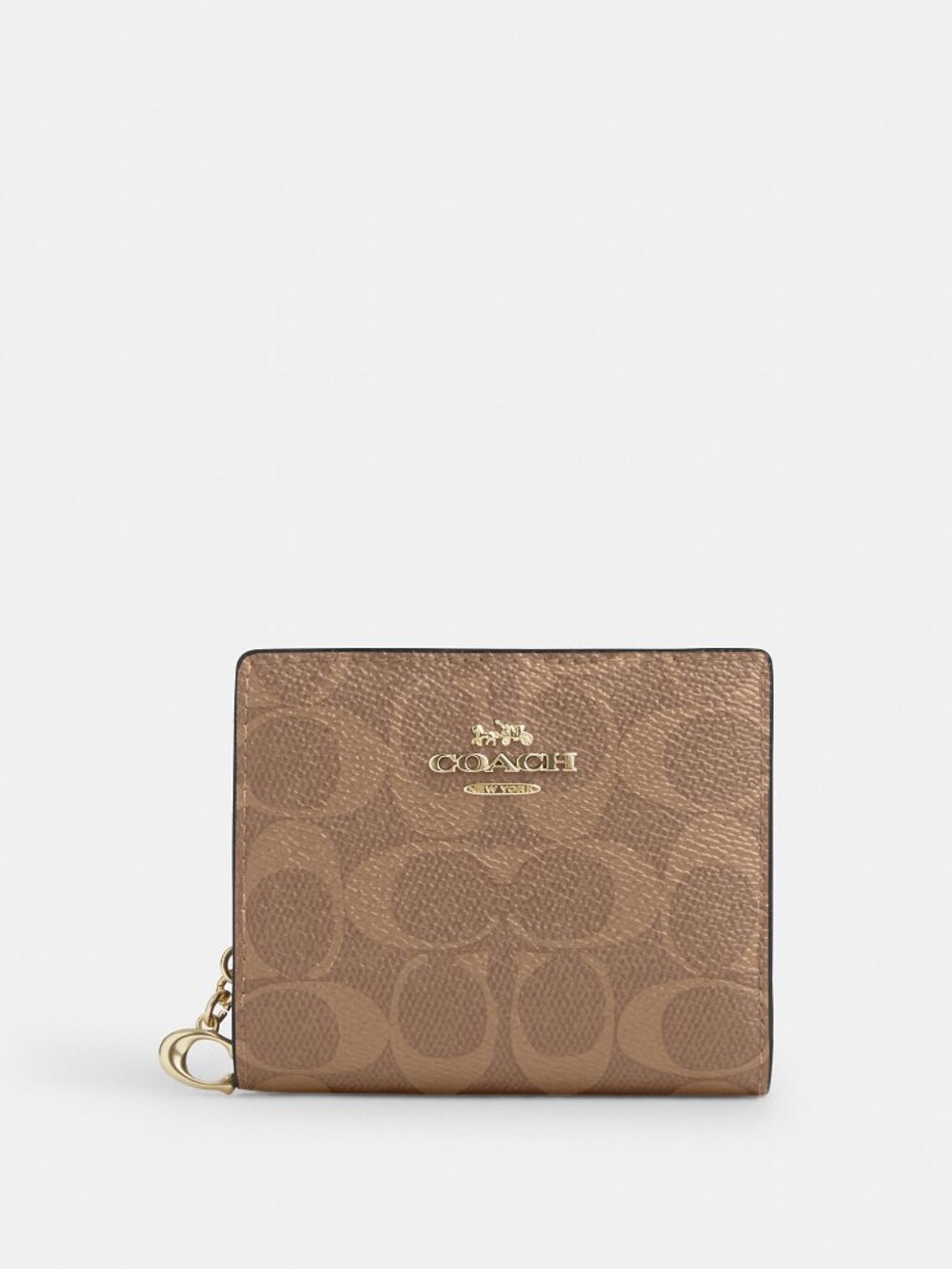 Coach Outlet Snap Wallet In Signature Canvas